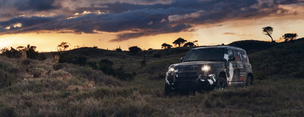 NEW LAND ROVER DEFENDER COMPLETES TUSK TESTING TO SUPPORT LION CONSERVATION IN KENYA