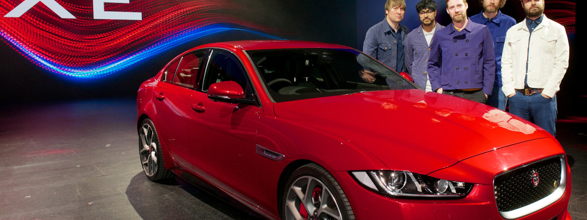 The Kaiser Chiefs At The London Reveal of The New Jaguar XE