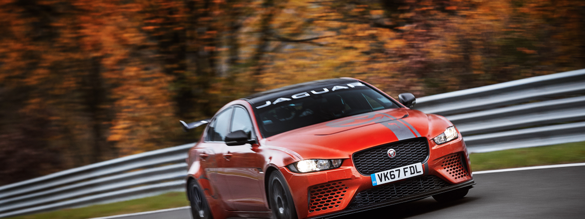 JAGUAR XE SV PROJECT 8 IS WORLD'S FASTEST SALOON CAR, WITH RECORD