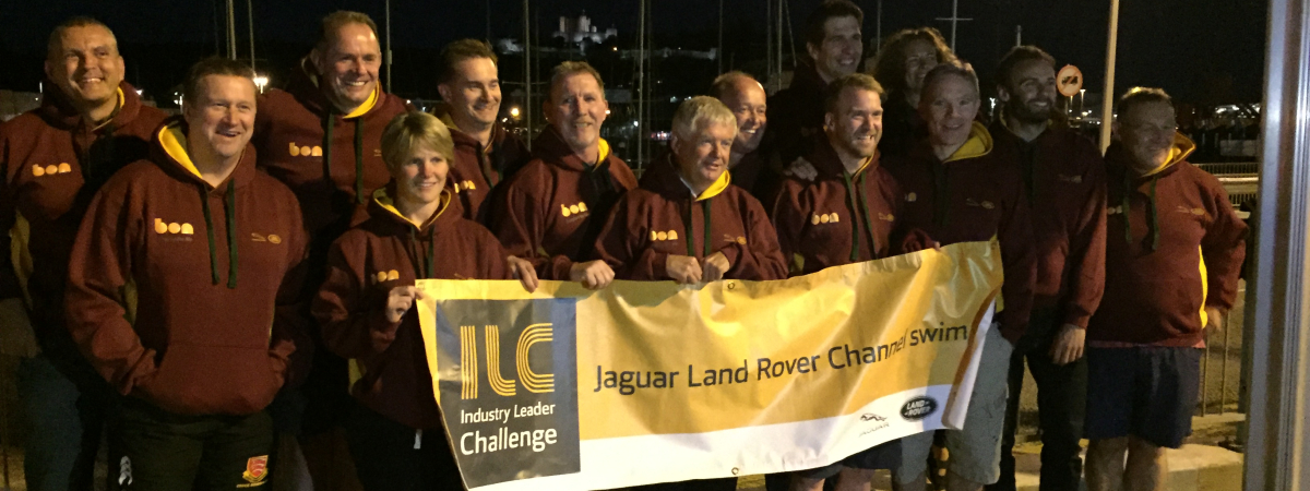 JAGUAR LAND ROVER CHANNEL SWIM TEAM WINS OUTSTANDING ACHIEVEMENT AWARD