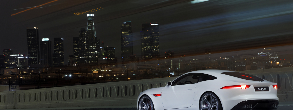 Jaguar C-X16 North American Debut in new Neutron White