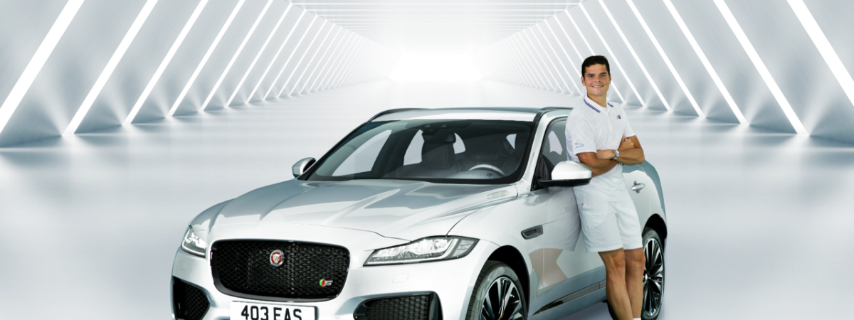 MILOS RAONIC JOINS JAGUAR AHEAD OF THE CHAMPIONSHIPS, WIMBLEDON