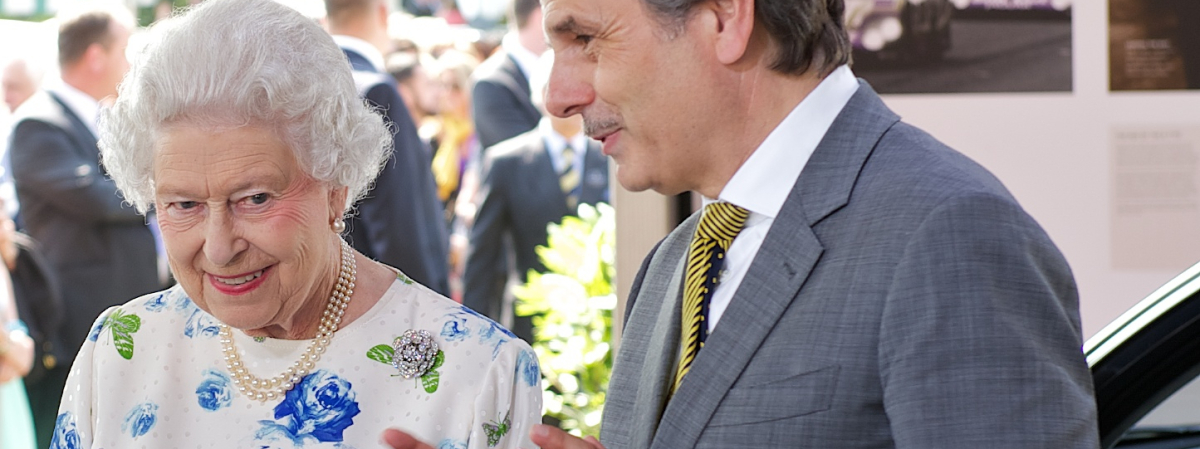 HM The Queen and Dr Ralf Speth