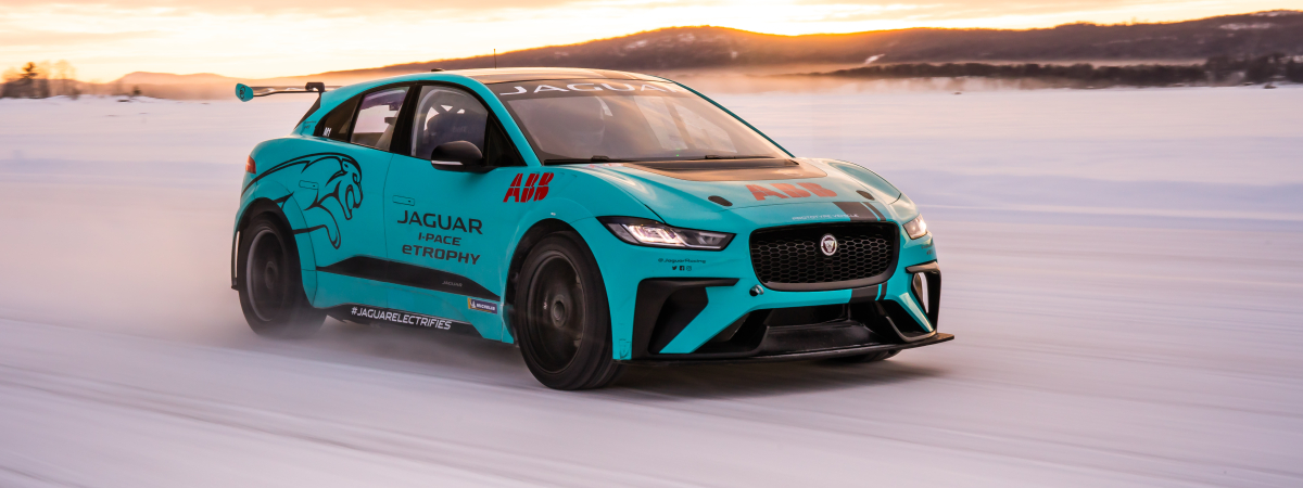Arktischer Tiefkühltest bei minus 40 Grad für den   vollelektrischen Jaguar I-PACE eTROPHY