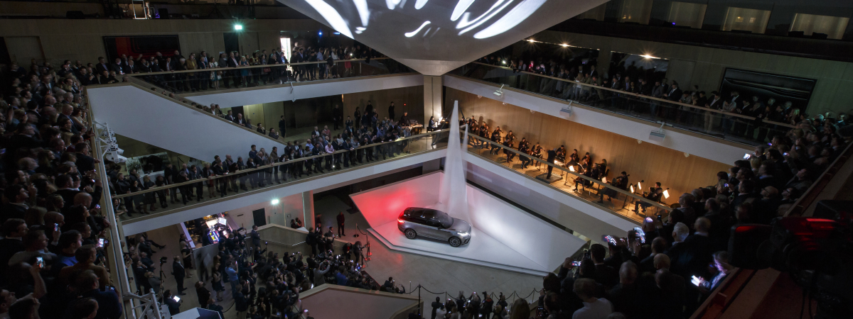 WORLD PREMIERE - NEW RANGE ROVER VELAR UNVEILED AT THE DESIGN MUSEUM, LONDON