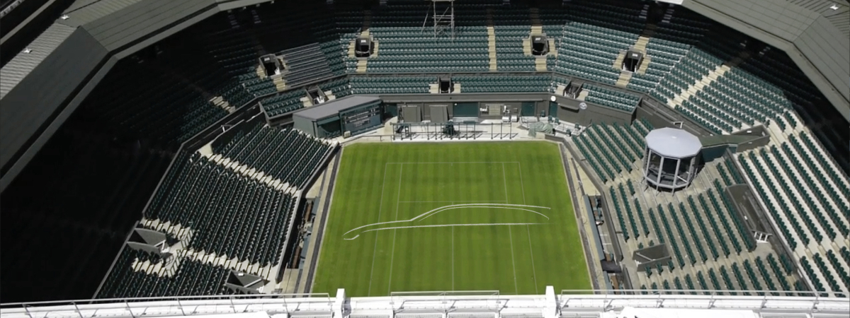 New Jaguar XF Sportbrake teased on centre court at Wimbledon
