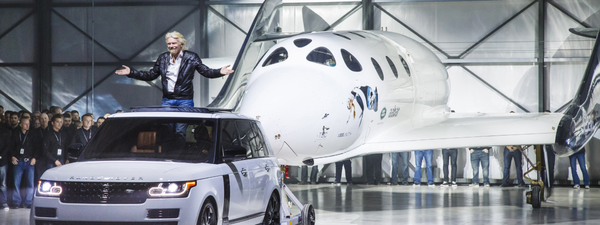 Range Rover Helps Unveil New Virgin Galactic SpaceShipTwo At Global Reveal And Naming Ceremony
