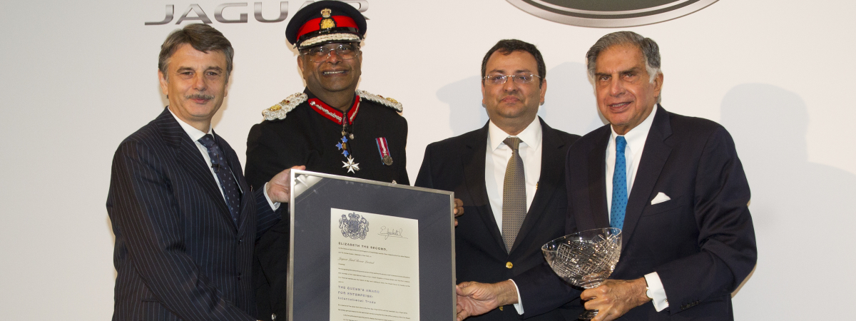 Jaguar Land Rover Receives The 2014 Queen's Award For Enterprise In International Trade