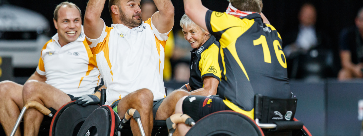 RUGBY LEGENDS STAR IN WHEELCHAIR EXHIBITION MATCH AT THE INVICTUS GAMES SYDNEY 2018