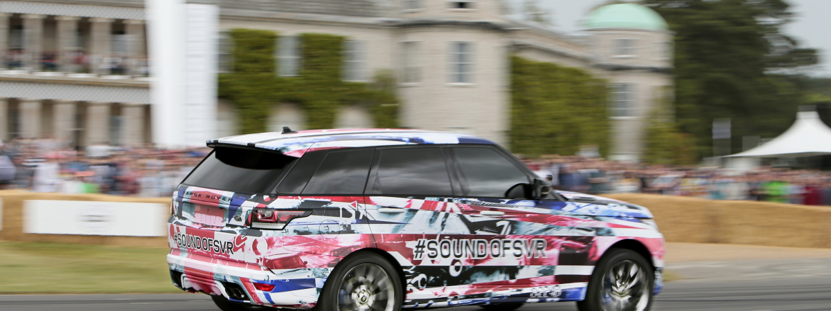 Range Rover Sport SVR Wows Crowds On Goodwood Hill