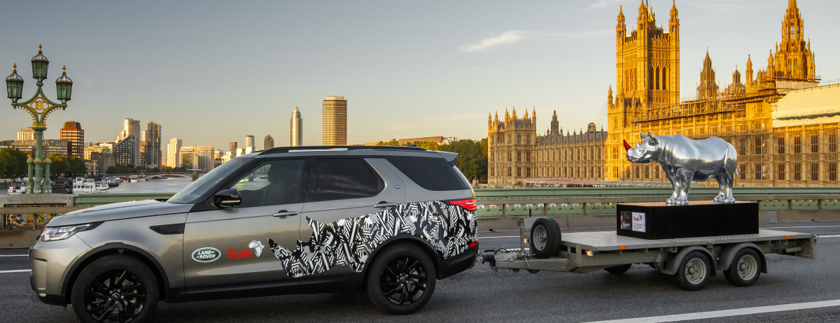 LAND ROVER ON THE TRAIL OF LONDON’S ENDANGERED RHINOS