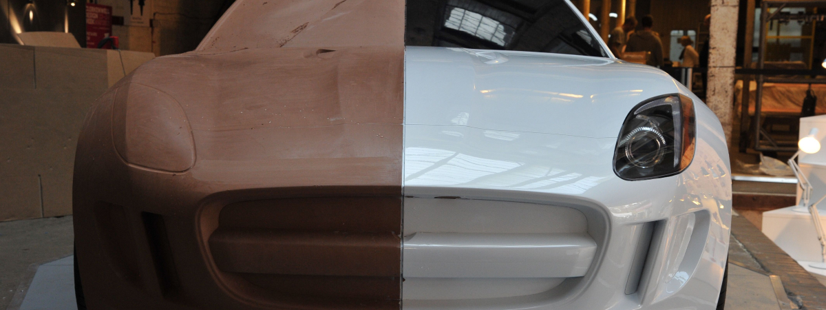 Jaguar CX-16 clay model
