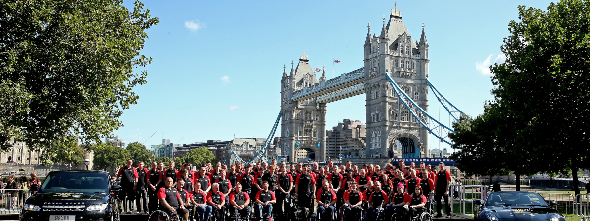 Jaguar Land Rover Presents British Team For The Invictus Games