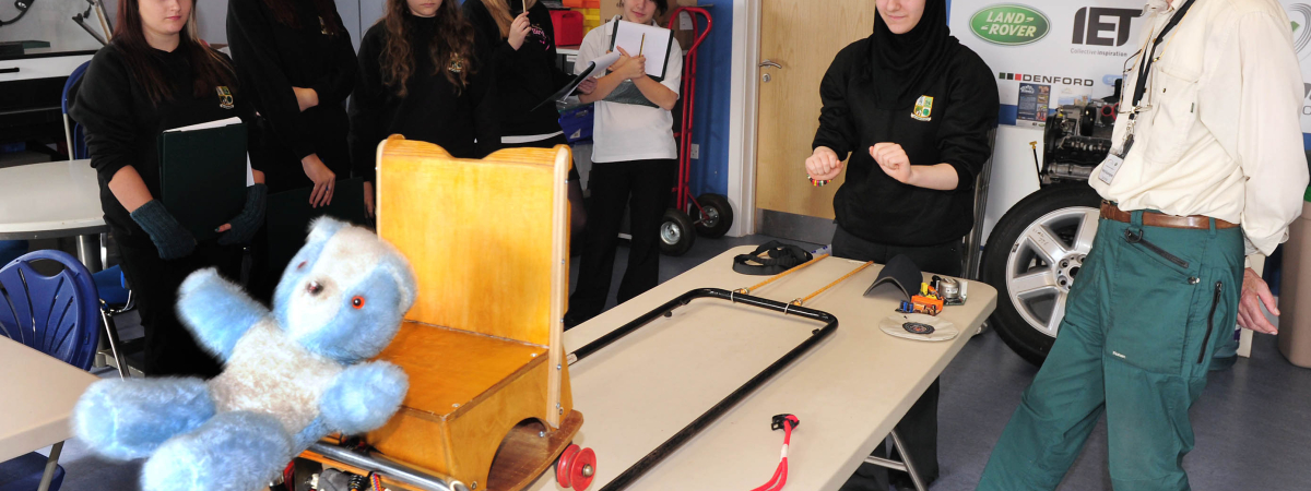 Students 'See Inside Manufacturing' at the Education Business Partnership Centre, Gaydon