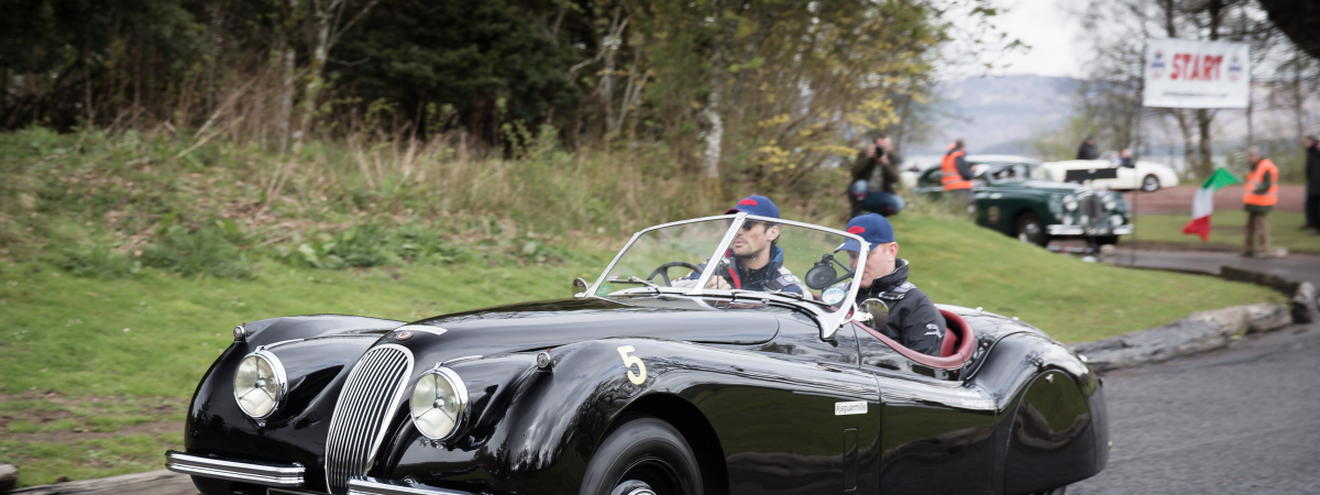 Jaguar stages first 'Mini Miglia' Rally in Scotland