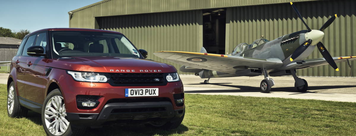 All-New Range Rover Sport Takes On Mighty Spitfire