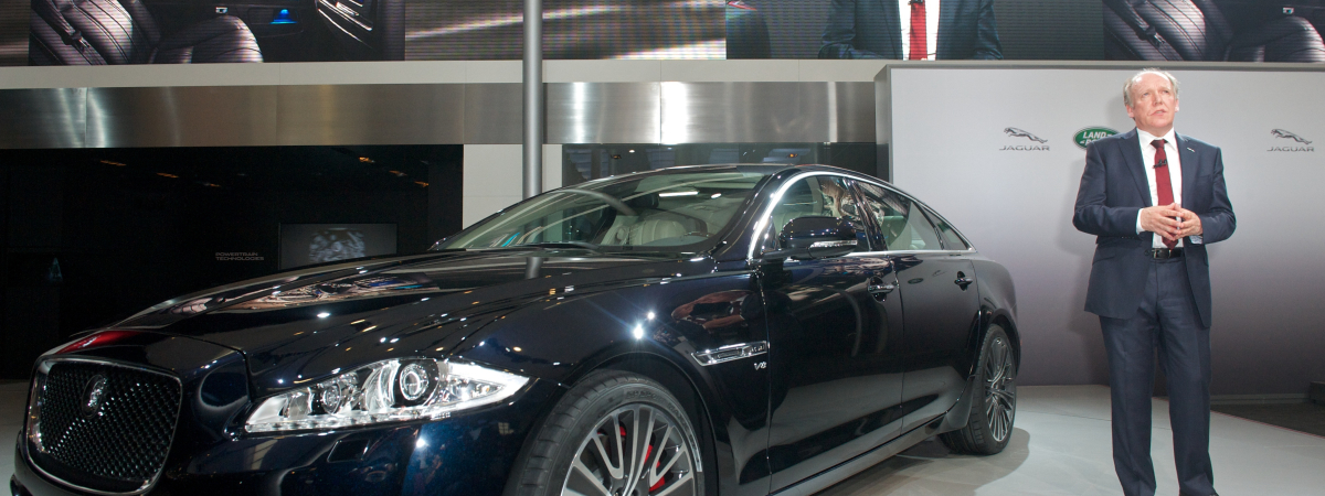 Jaguar at the Beijing International Automotive Exhibition