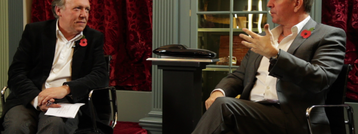Ian Callum and Martin Brundle discuss the future of motoring at Dunhill London