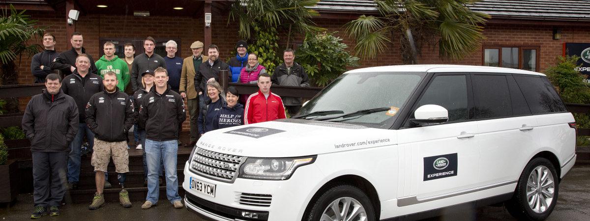 Help For Heroes Go Off-Road With Land Rover Experience Solihull 