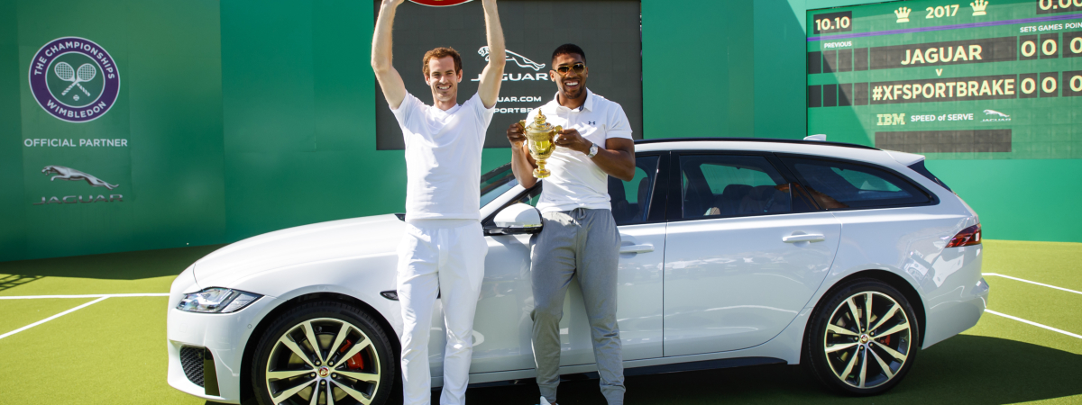ANDY MURRAY SERVES UP NEW JAGUAR XF SPORTBRAKE