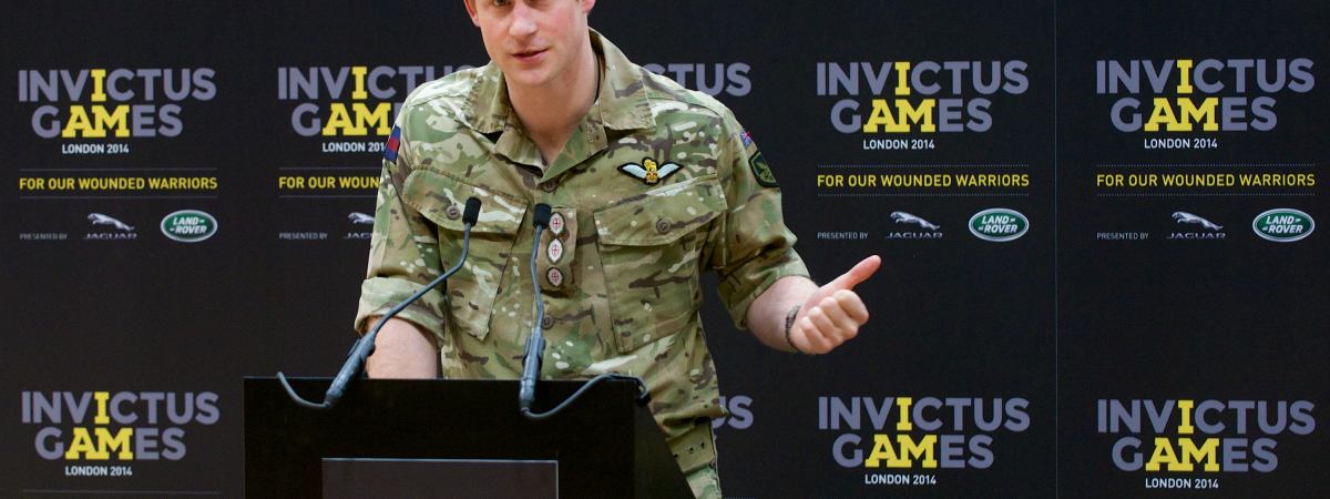 Prince Harry launches a new international sporting event for wounded, injured and sick Service personnel today