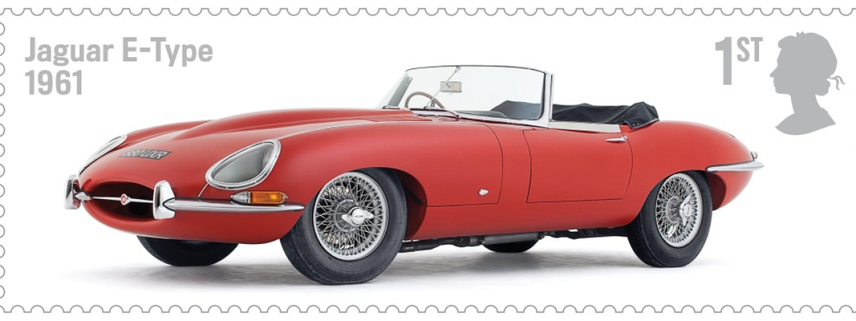 British Auto Legends Jaguar stamp
