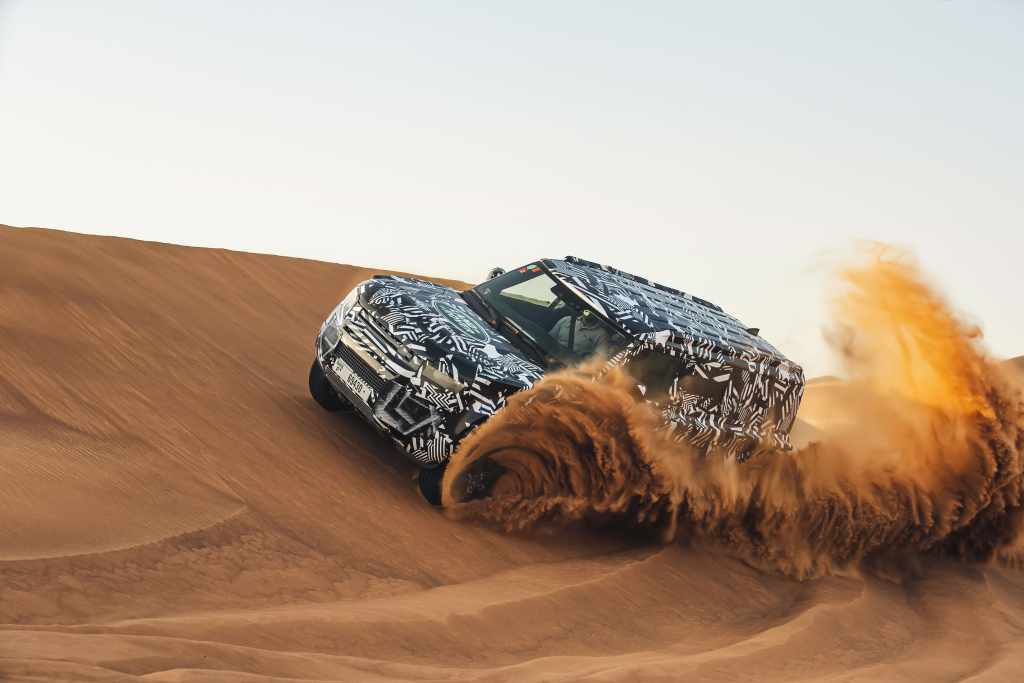The new Land Rover Defender 