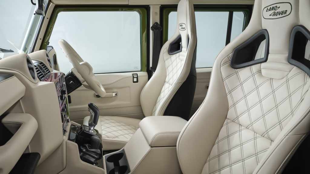 Classic Defender V8 110 Double Cab Pick Up Interior 1