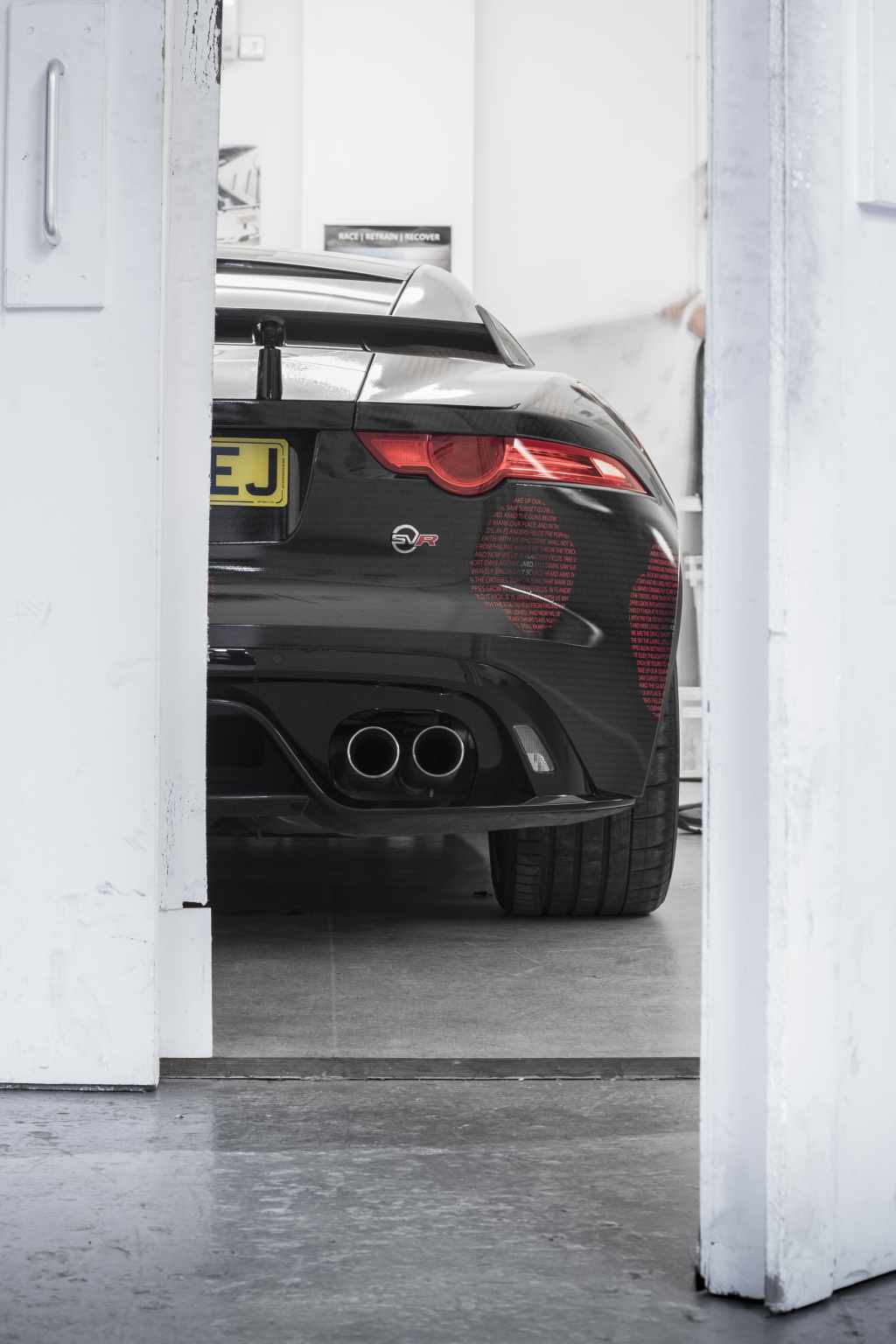 Jaguar F-TYPE landmark gets stunning poppy appeal makeover