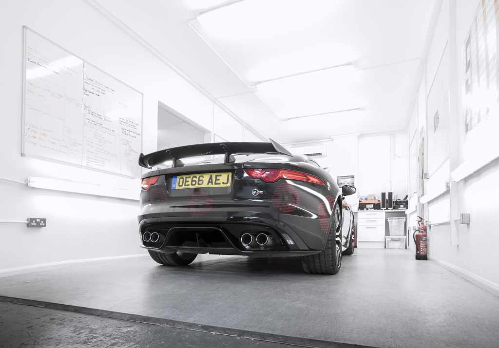 Jaguar F-TYPE landmark gets stunning poppy appeal makeover