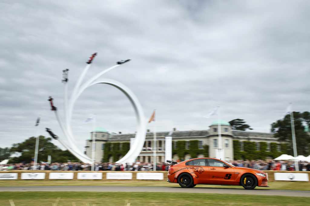 New Jaguar XE SV Project 8 wins 'Showstopper' award at 2017 Goodwood Festival of Speed