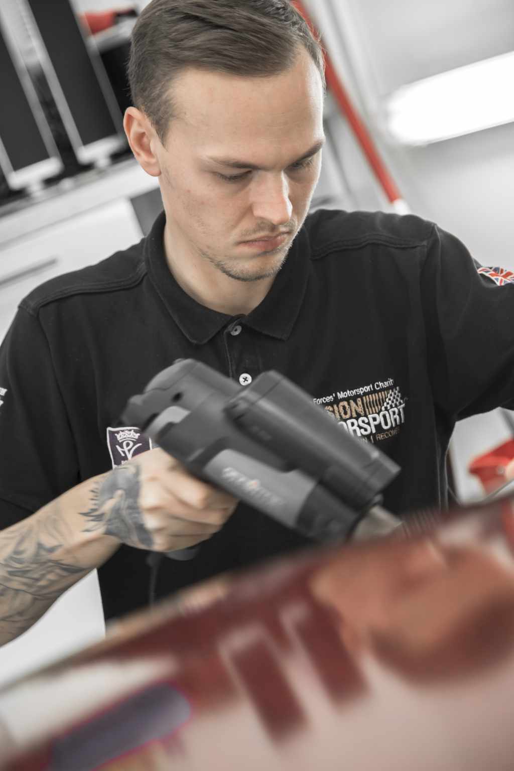 Jaguar F-TYPE landmark gets stunning poppy appeal makeover