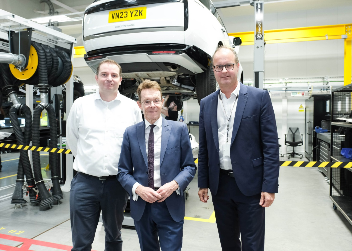 JLR'S THOMAS MUELLER WITH MAYOR ANDY STREET