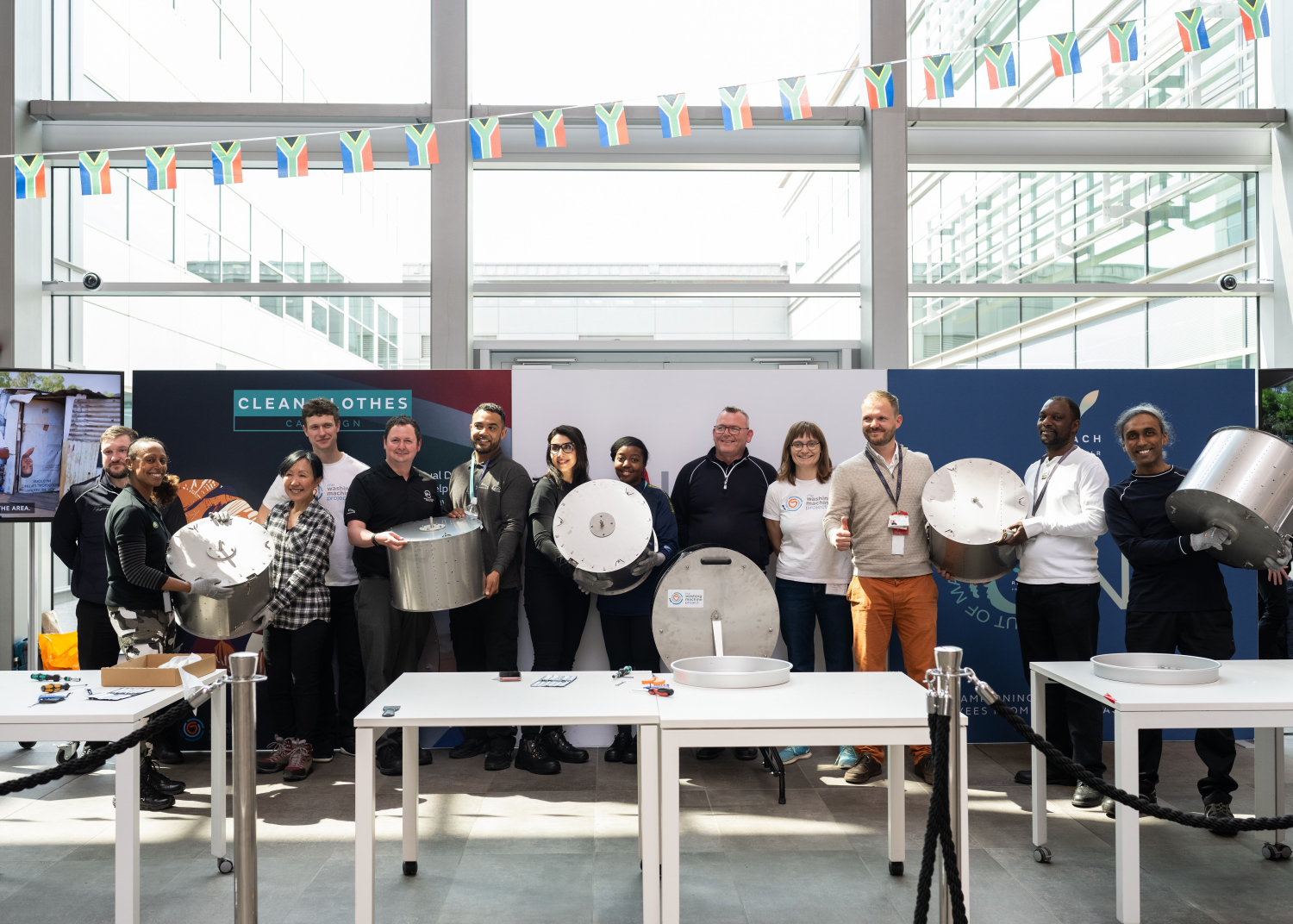 JLR colleagues building Divya machines at Gaydon, HQ