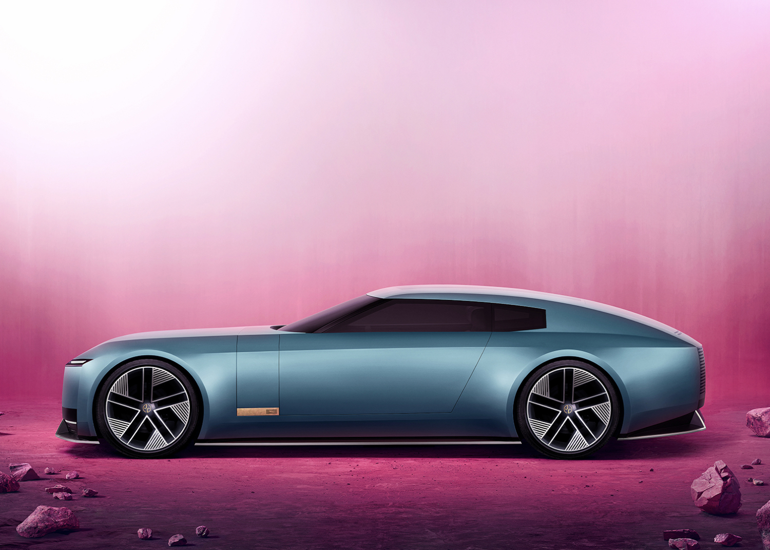 JAGUAR TYPE 00 EXTERIOR STILLS - INCEPTION SILVER BLUE