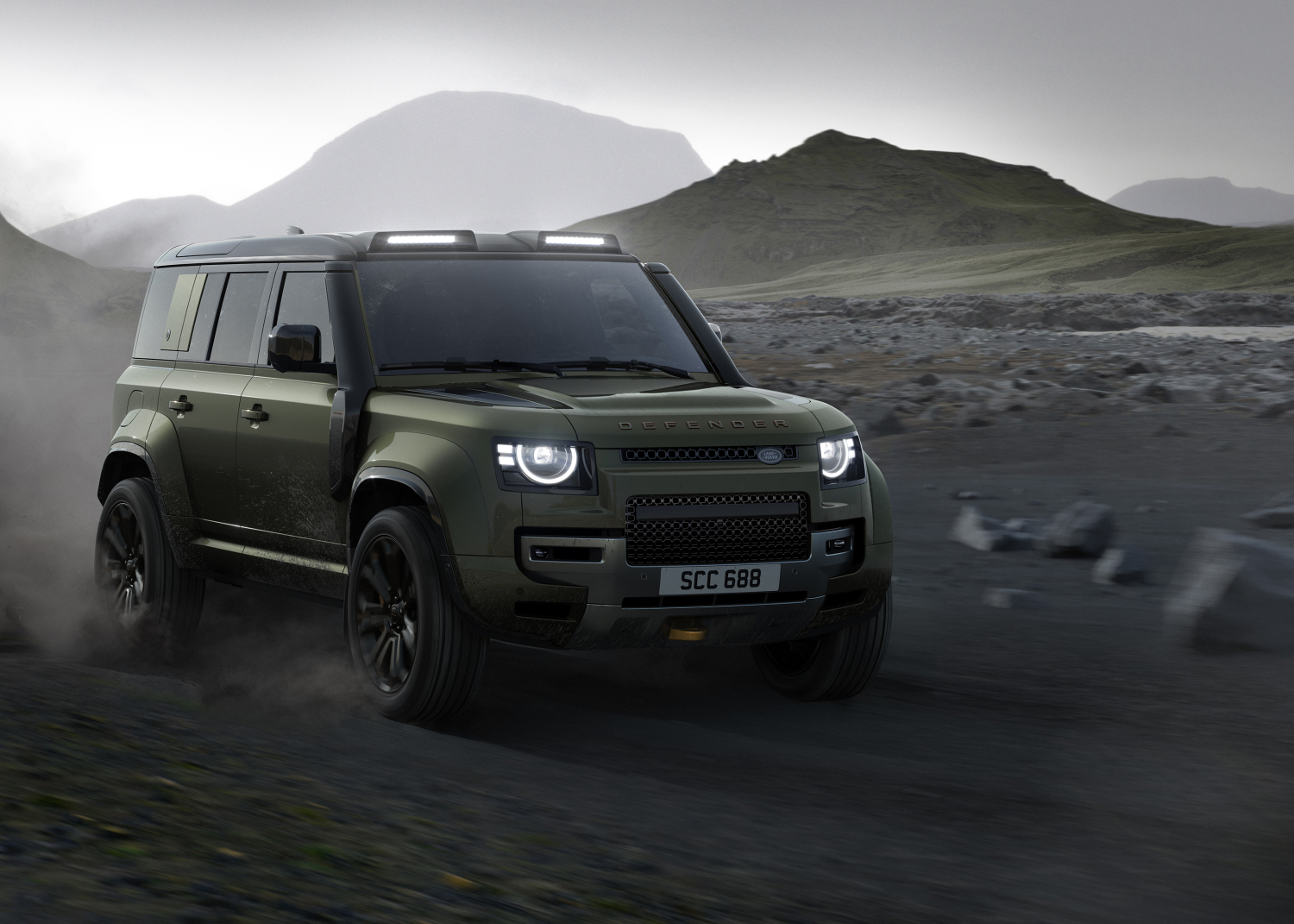 DEFENDER OCTA - WOOLSTONE GREEN