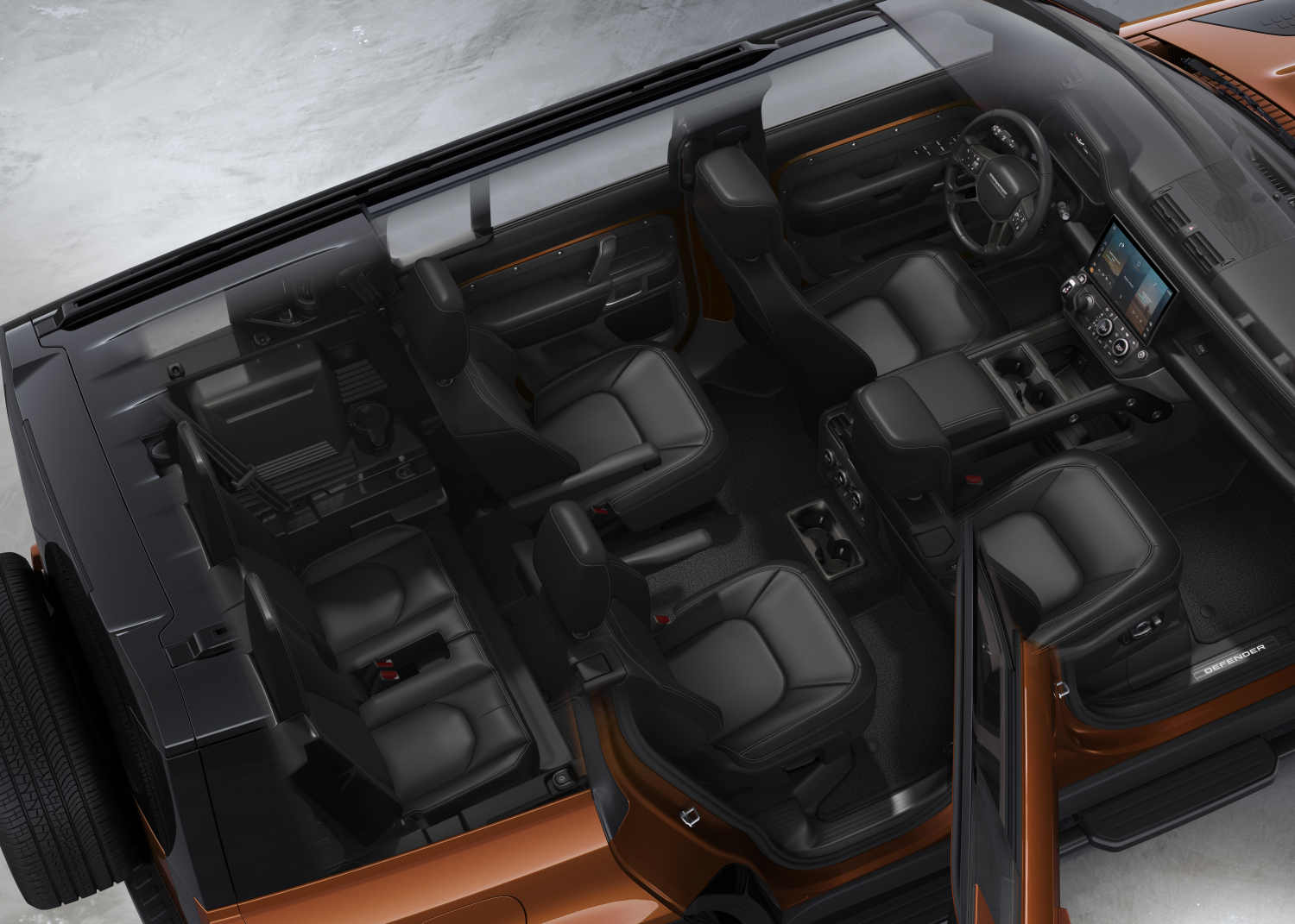 Six Seat Layout - Top View