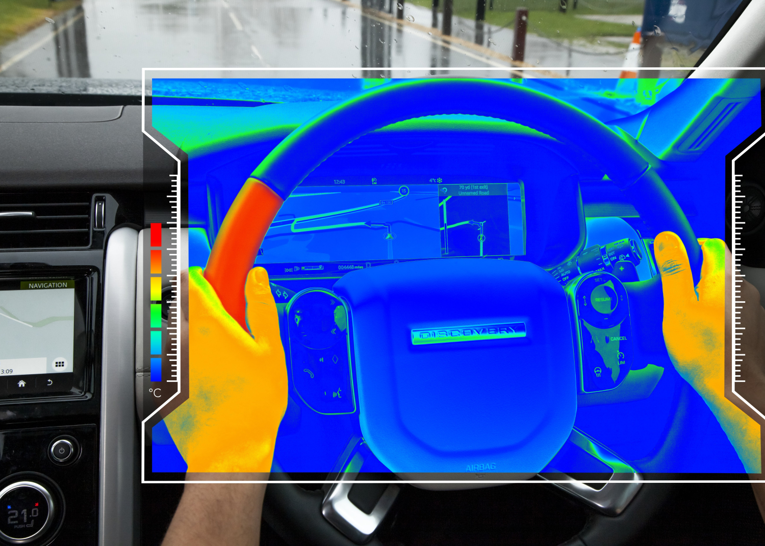 ‘Sensory steering wheel’ helps reduce driver distraction by keeping eyes on the road