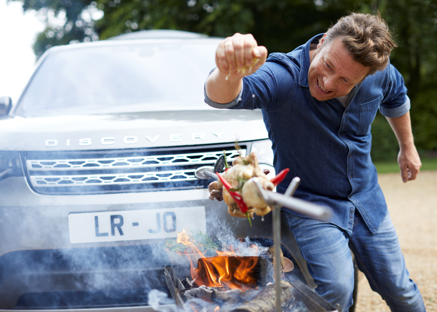 Jamie Oliver and Jaguar Land Rover have created the ultimate kitchen on four wheels