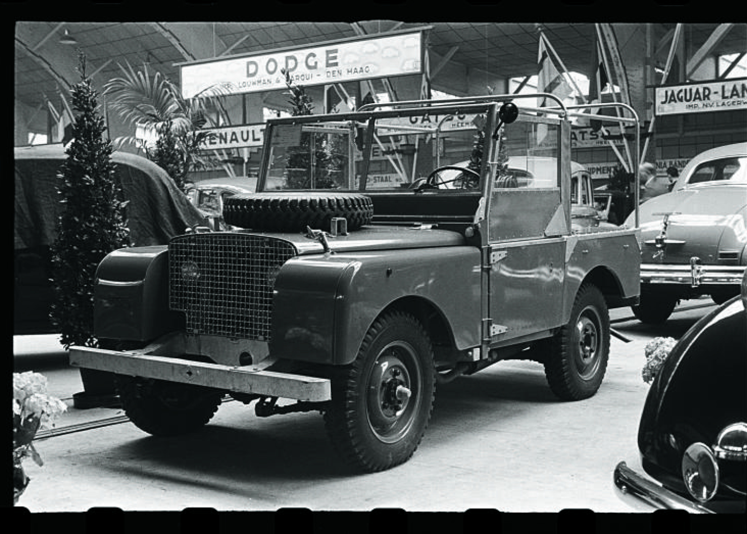 Land Rover Launch - Amsterdam Motor Show 1948
