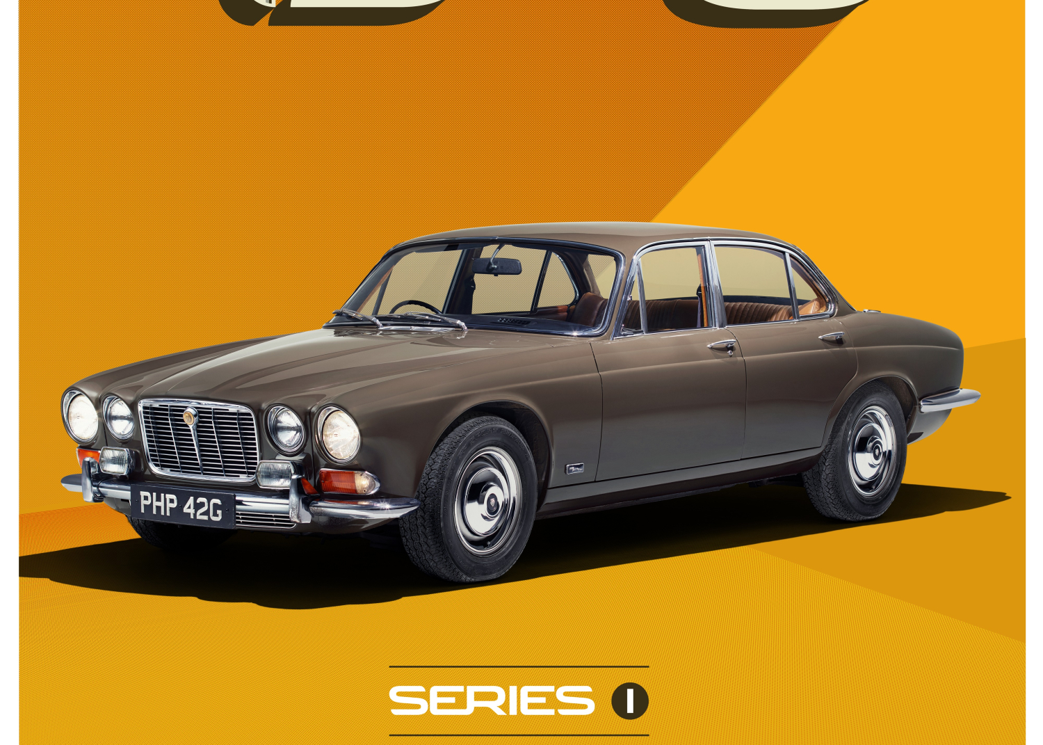 Jaguar XJ 1968 poster