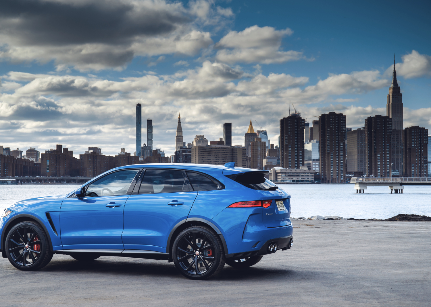 The Jaguar F-PACE SVR in New York