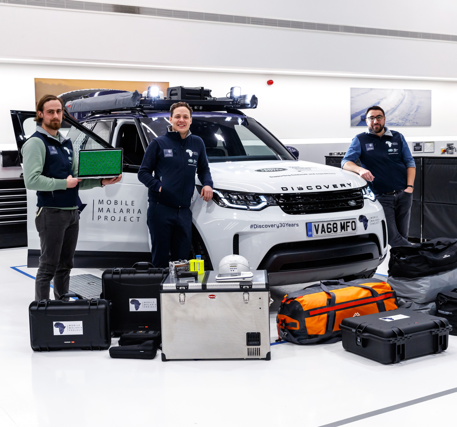 MOBILE MALARIA PROJECT EMBARKS ON JOURNEY OF DISCOVERY WITH LAND ROVER AND THE ROYAL GEOGRAPHICAL SOCIETY (WITH IBG)