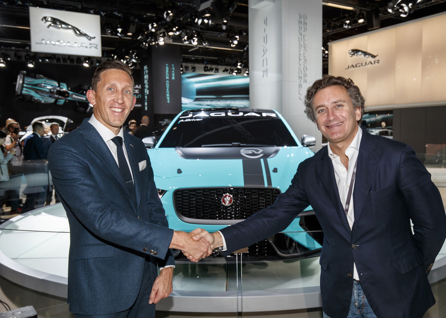 James Barclay and Alejandro Agag