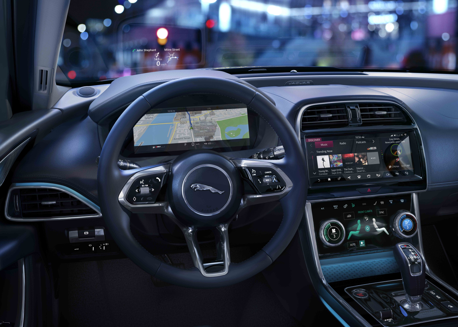 Nouvelle Jaguar XE: intérieur