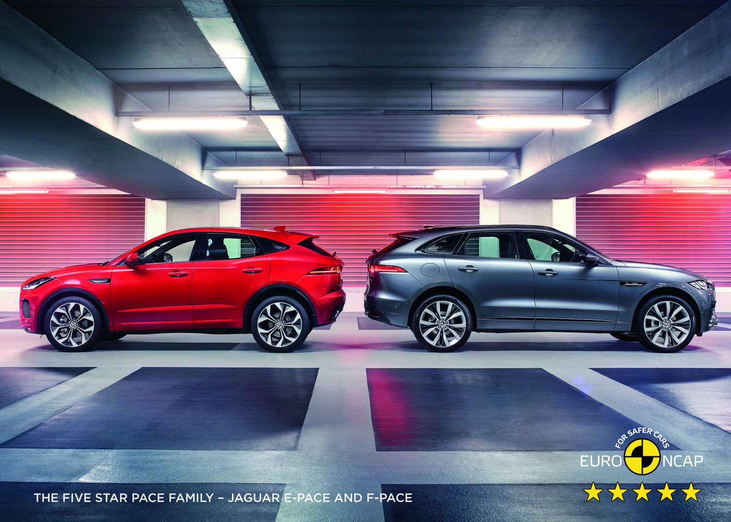 THE FIVE-STAR PACE FAMILY - JAGUAR E-PACE AND F-PACE