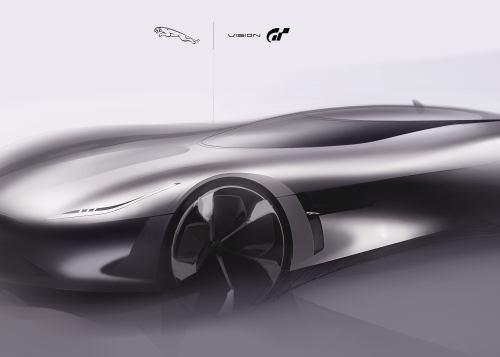 Jaguar Vision GT Coupe - Exterior Sketch