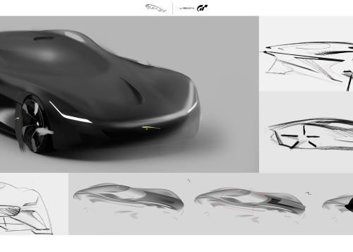 Jaguar Vision GT Coupe - Exterior Sketch