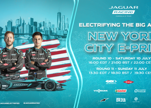  JAGUAR RACING BACK IN BROOKLYN IN BID FOR FOR TOP SPOT IN FORMULA E TEAMS’ WORLD CHAMPIONSHIP