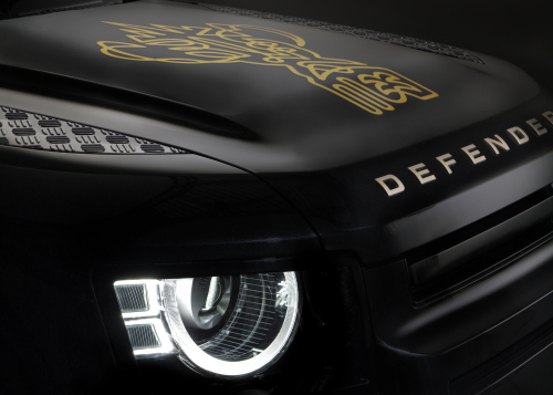 The Rugby World Cup 2023 Defender Trophy Car  